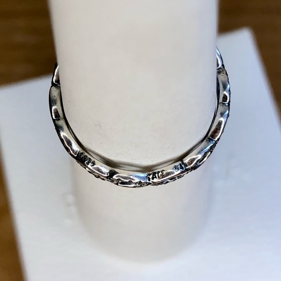 S⭕️LD‼️Pandora Infinite Love Ring Two Tone Size 7/54 - Picture 8 of 10